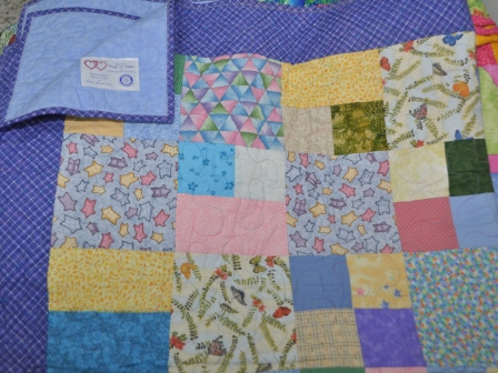 A quilt from wrap-a-smile