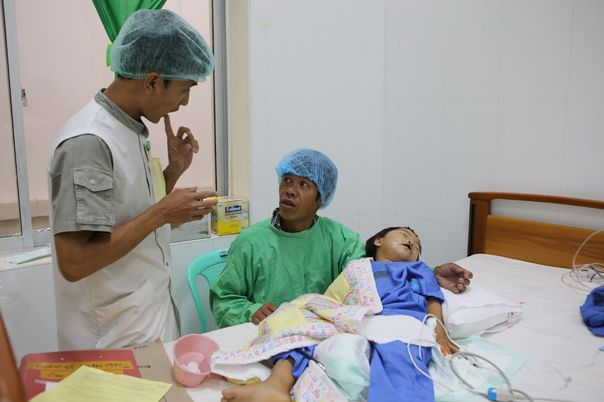 Surgeries day TWO with Rotaplast Volunteers at the Retired Service Personnel Hospital in Nay Pyi Taw, Myanmar.